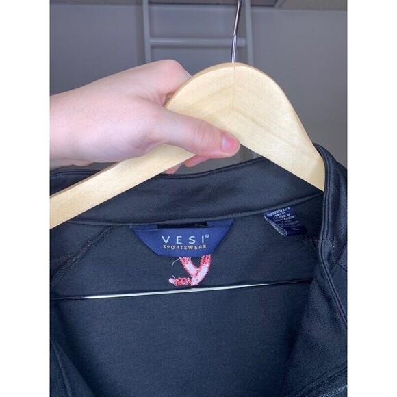 Cincinnati Bearcats Jacket Mens XL Black Vesi Quarter Zip Long Sleeve Mock Neck - Picture 3 of 5